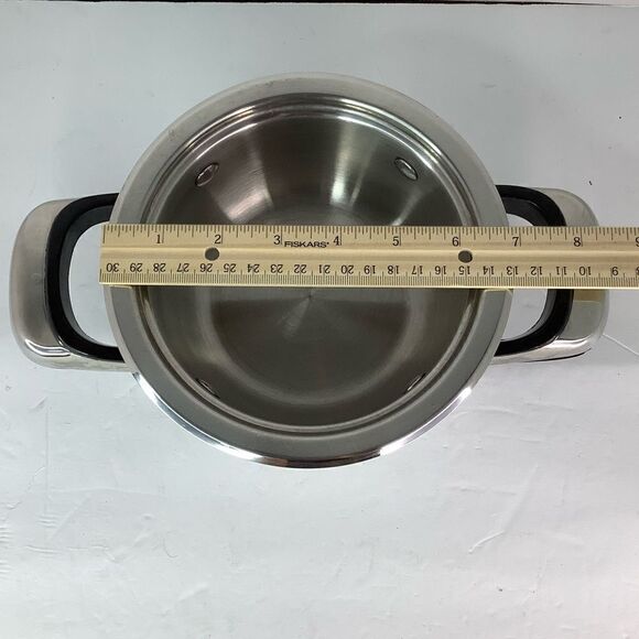 Nutri Stahl Cooking System 1 Quart Saucepot & Cover Mini Stainless Steel - Picture 9 of 11